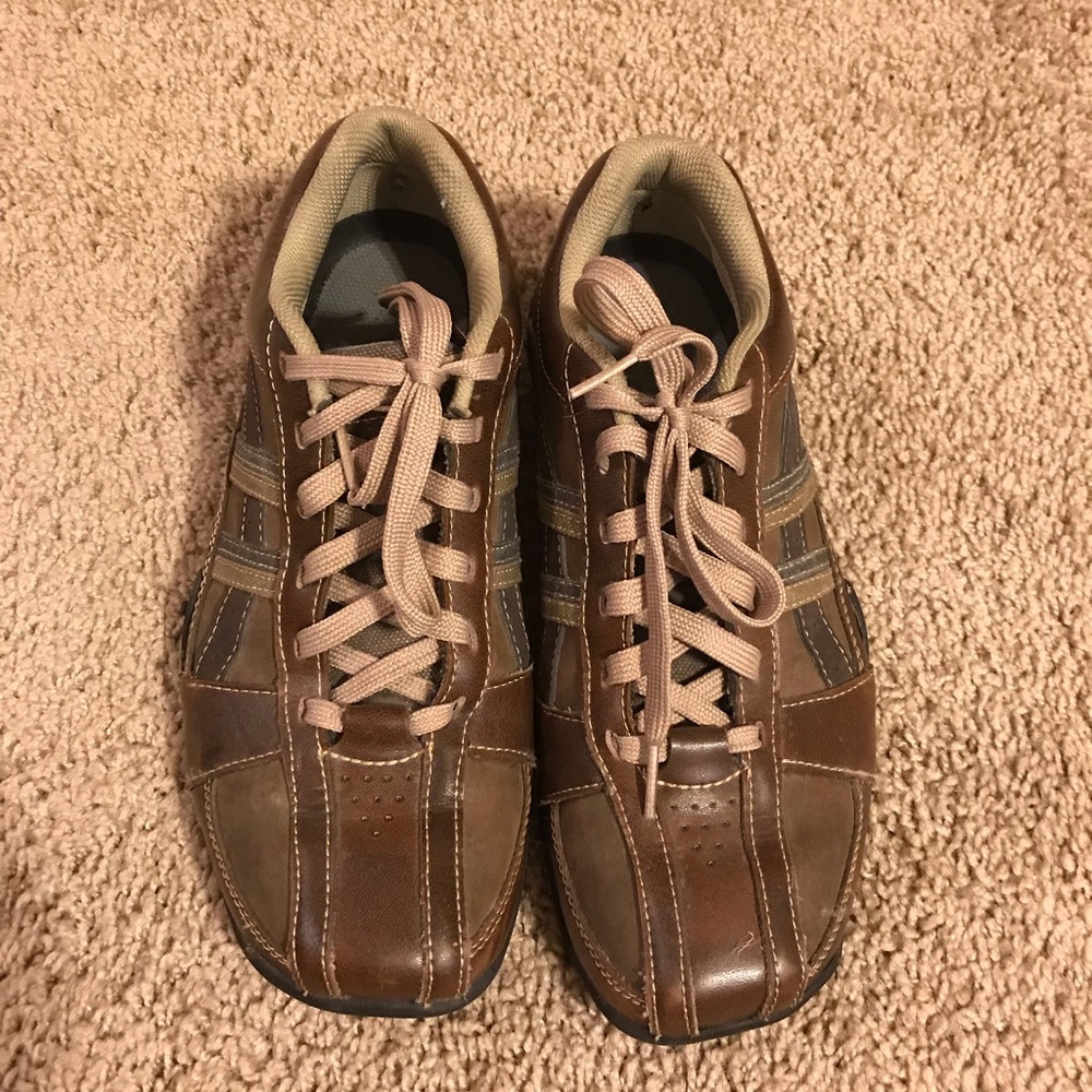 Skechers shoes.